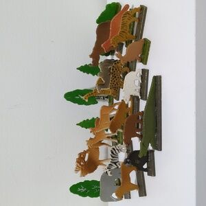 Vintage German Wooden Animals and Trees